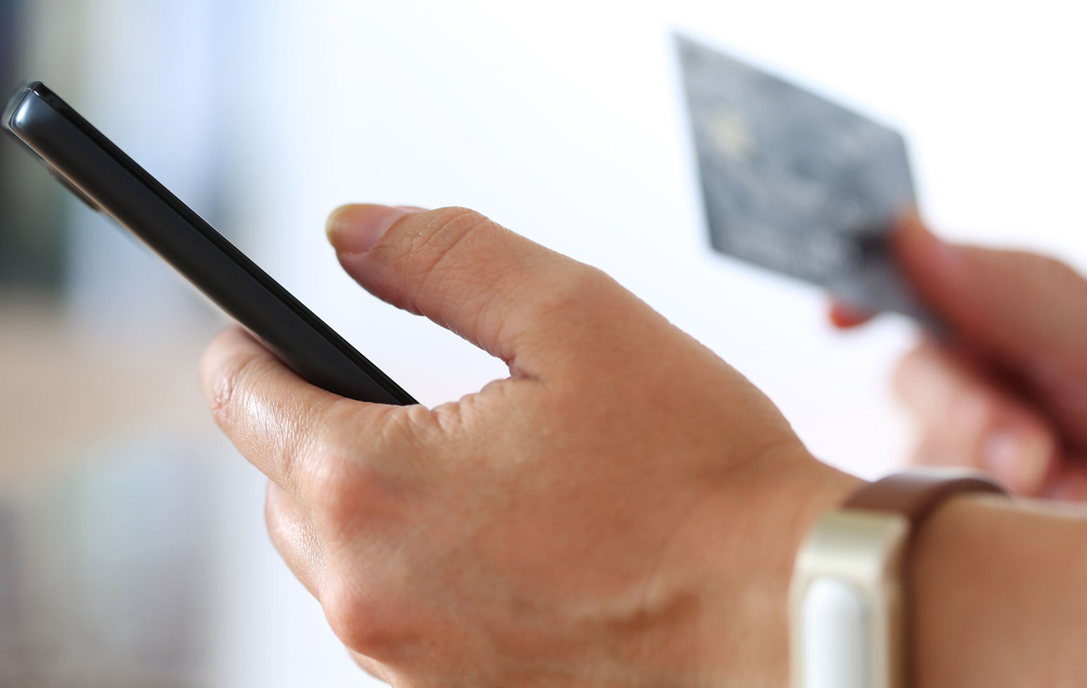 shopping with credit card