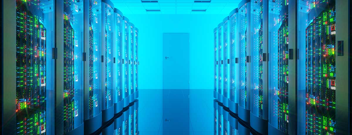server room in data center