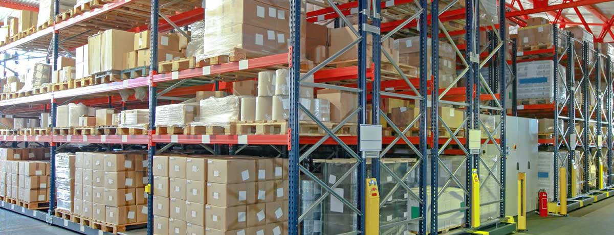 boxes in warehouse