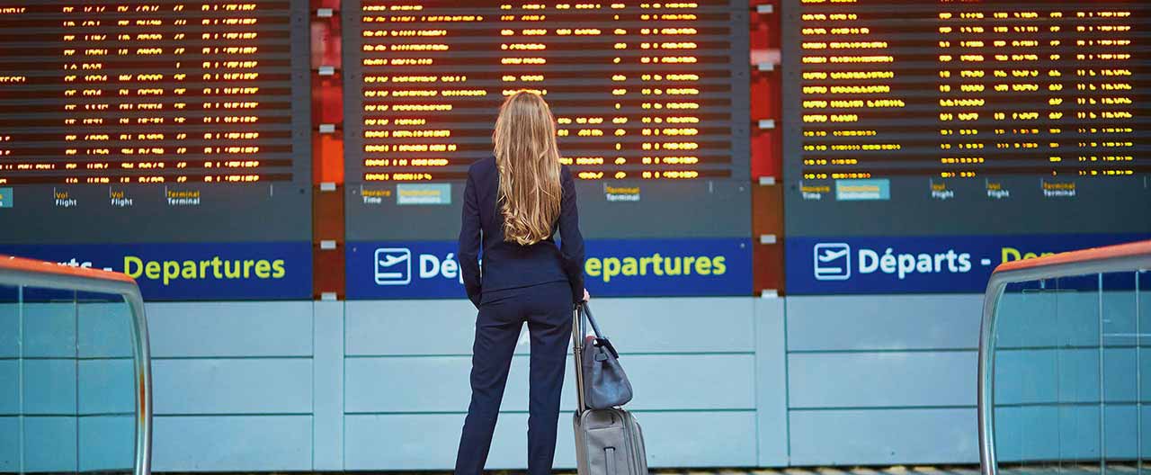 woman at the airport