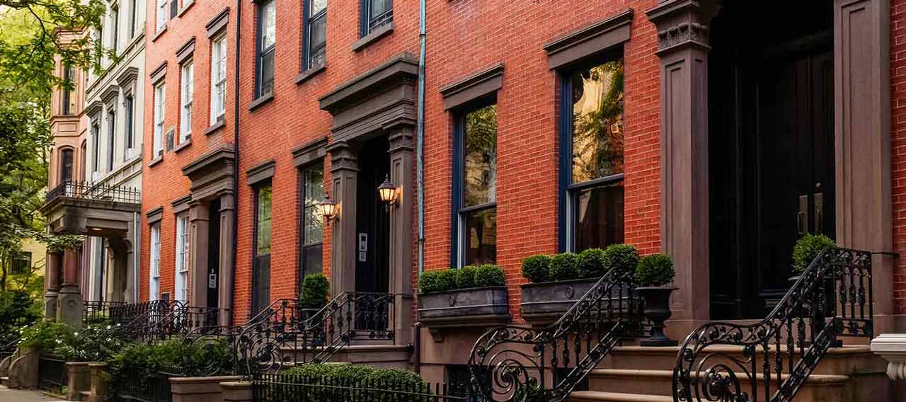 brownstone house