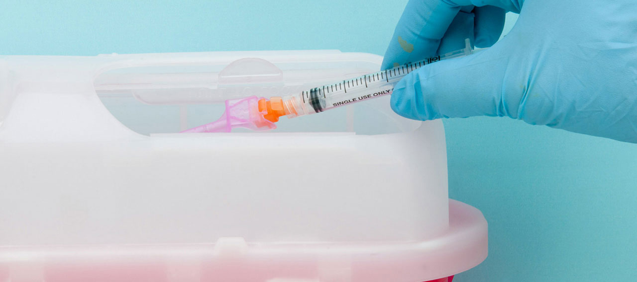 sanitary needle